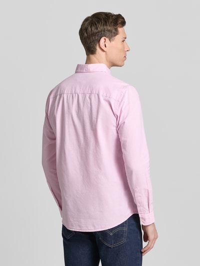 MCNEAL Koszula casualowa o kroju slim fit z czystej bawełny Różowy 5
