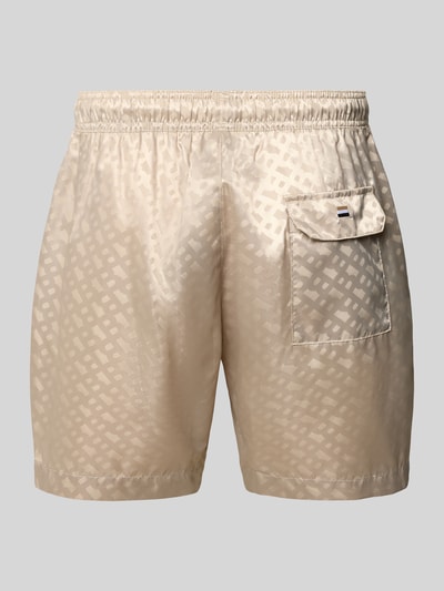 BOSS Regular Fit Badeshorts mit Tunnelzug Modell 'JACQUES' Sand 3