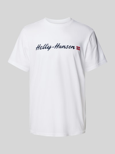 Helly Hansen T-Shirt mit Label-Print Weiss 2