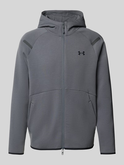 Under Armour Sweatjack met tweewegsritssluiting, model 'Unstoppable' Antraciet - 2