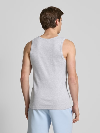 Lacoste Tanktop in Ripp-Optik Hellgrau 5