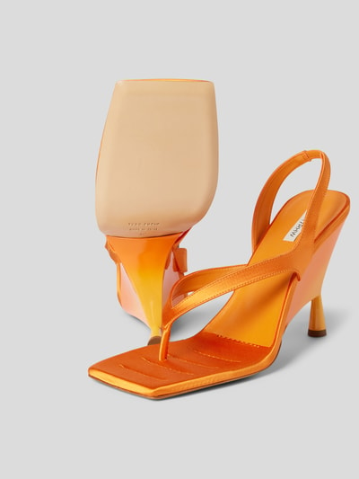 Gia Borghini Sandaletten mit Trichterabsatz Orange 5