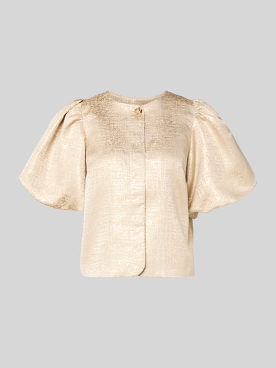 b.young Blazer mit Rundhalsausschnitt Modell 'DARIELLA' Camel 2