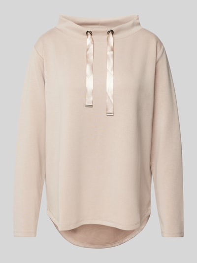 More & More Sweatshirt mit Stehkragen Beige 1