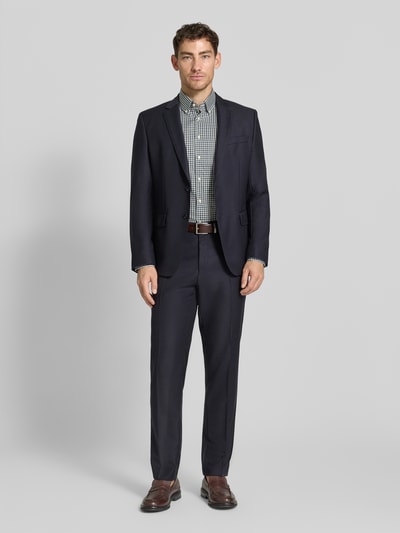 Christian Berg Men Regular fit zakelijk overhemd van katoen Flessengroen - 1