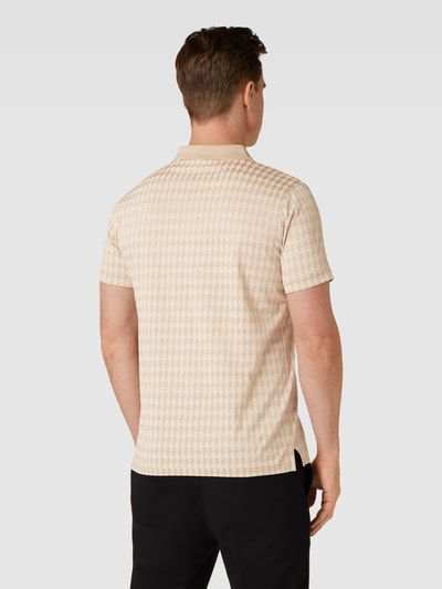 Karl Lagerfeld Poloshirt mit Logo-Muster Sand 5