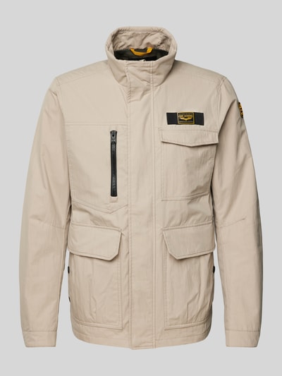 PME Legend Jacke mit Label-Badge Modell 'FUTURA' Beige 2