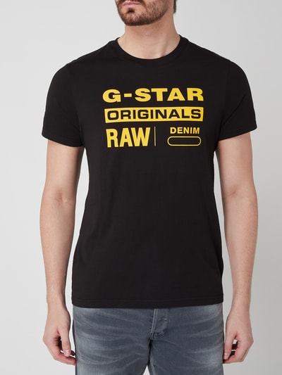 G-Star Raw T-Shirt z bawełny organicznej Czarny 4