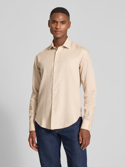 CG - Club of Gents Vrijetijdsoverhemd met knoopsluiting, model 'Harmon' Offwhite - 4