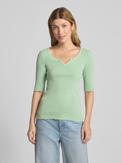 Tom Tailor Denim Slim Fit T-Shirt aus Baumwoll-Mix Schilf 4