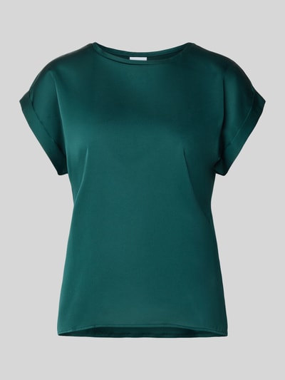 Vila Blusenshirt mit Rundhalsausschnitt Modell 'ELLETTE' Dunkelgruen 2