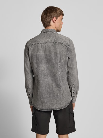 G-Star Raw Slim Fit Jeanshemd mit Brusttaschen Modell 'Dakota' Mittelgrau 5