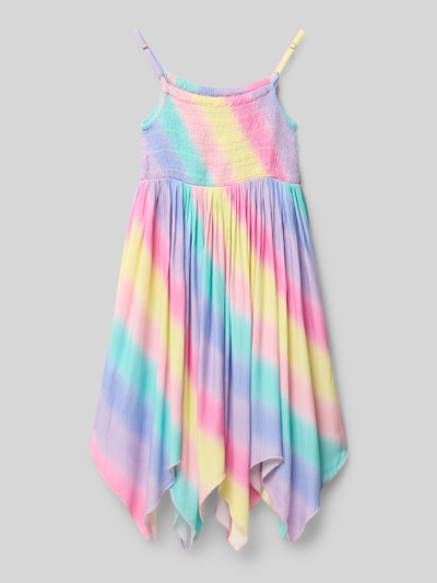 DANAMADE Kleid aus Viskose mit verstellbaren Spaghettiträgern Pink 3