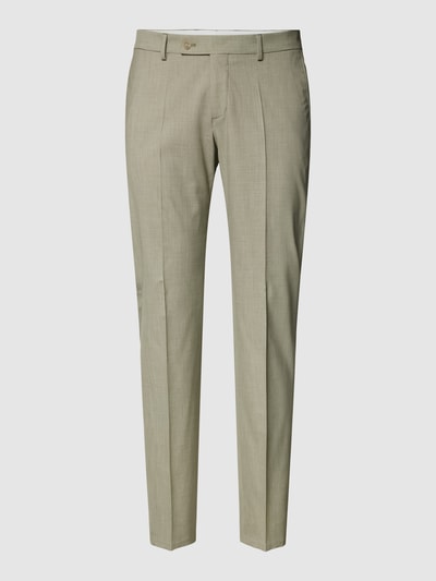 HECHTER PARIS Pantalon met persplooien Lichtgroen - 2