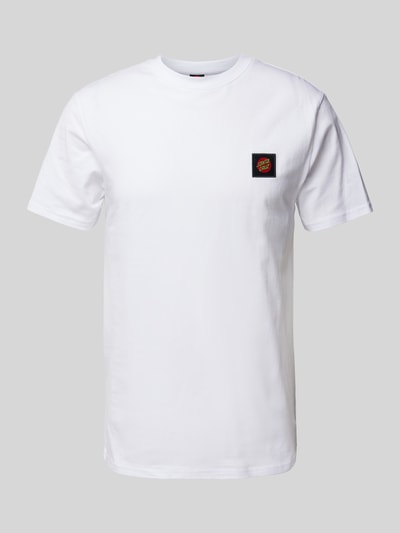 SANTA CRUZ T-Shirt mit Label-Detail Weiss 2