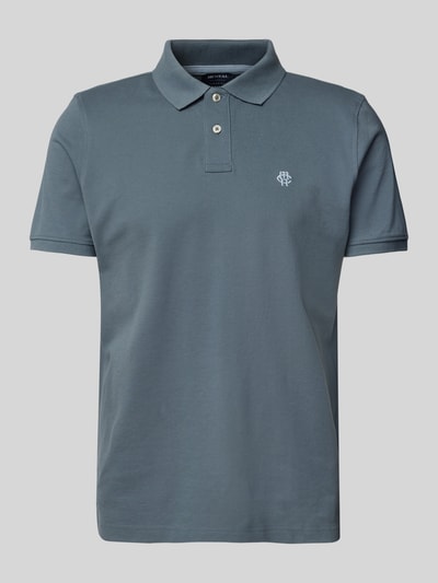 MCNEAL Regular Fit Poloshirt mit Knopfleiste und Label-Stitching Rauchblau 2
