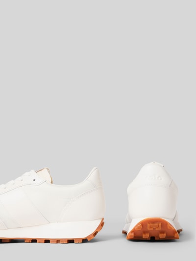 Polo Ralph Lauren Sneakers van een mix van leer en textiel met labeldetail Wit - 2