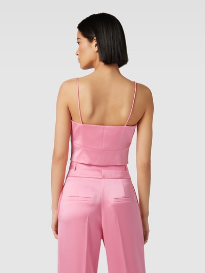 HUGO Crop Top mit Spaghettiträger Modell 'Camura' Pink 5