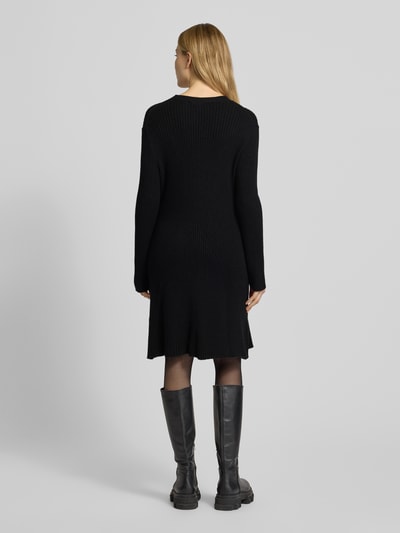 Tom Tailor Denim Figurbetontes Strickkleid aus Viskose-Mix Black 5