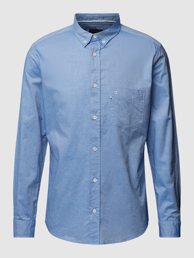 OLYMP Level Five Regular Fit Freizeithemd mit Button-Down-Kragen Modell 'Oxford' Bleu 2