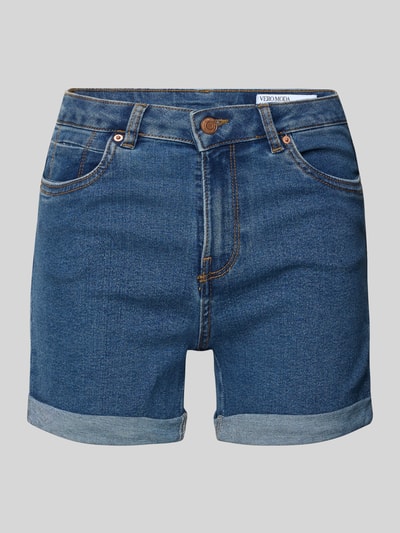 Vero Moda Regular Fit Shorts aus Baumwoll-Mix Modell 'LUNA' Jeansblau 2