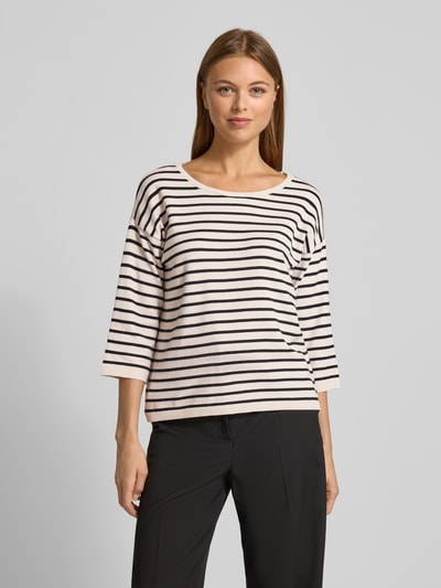 Milano Italy Strickpullover mit 3/4-Arm Offwhite 4