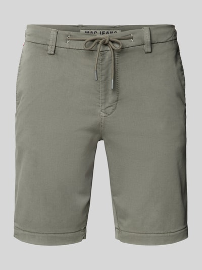 MAC Regular Fit Shorts mit Tunnelzug Khaki 2