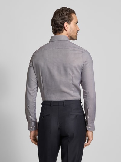 SEIDENSTICKER Slim Fit Business-Hemd mit Kentkragen Mittelbraun 5