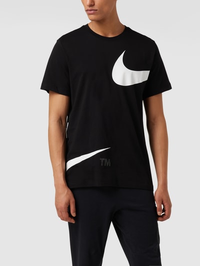 Nike T-Shirt mit Label-Print Black 4