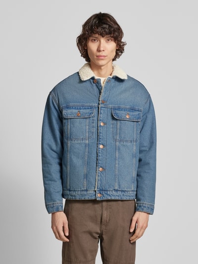 Only & Sons Jeansjack met kentkraag, model 'WILSON' Jeansblauw - 4