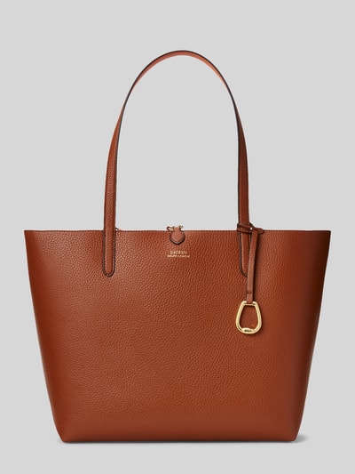 Lauren Ralph Lauren Shopper mit Wendeoption und Minibag Cognac 5