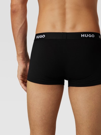 HUGO CLASSIFICATION Boxershort met labeldetails in een set van 3 stuks Zwart - 3