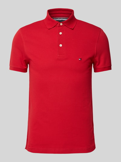 Tommy Hilfiger Slim fit poloshirt met logostitching, model '1985' Rood - 1