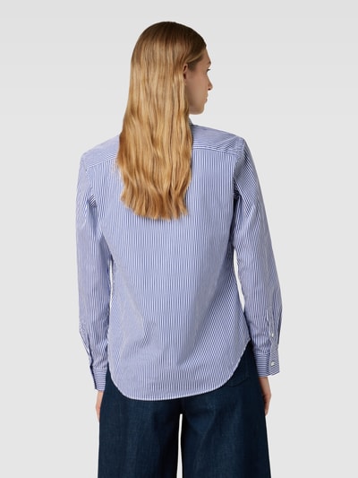 Polo Ralph Lauren Hemdbluse mit Label-Stitching Royal 5