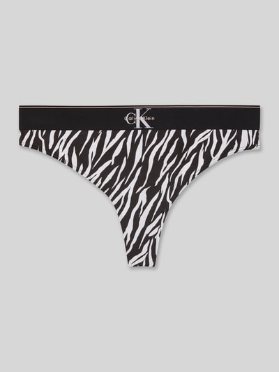 Calvin Klein Underwear string met logodetail Zwart - 2
