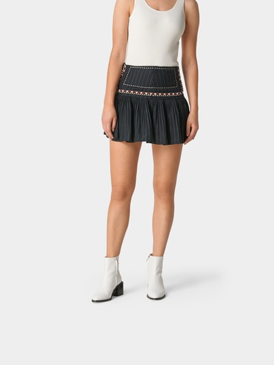 Isabel Marant Étoile Minirock mit Stick-Details Blau 4