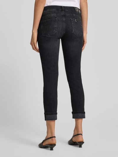 Liu Jo White Jeansy o kroju slim fit i dł. 7/8 model ‘Skinny’ Czarny 5