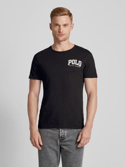 Polo Ralph Lauren T-shirt met labelprint Zwart - 4