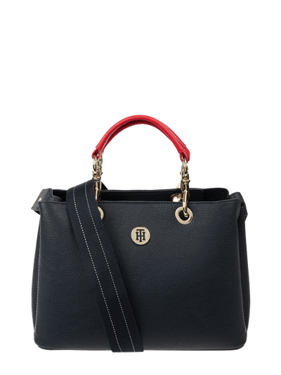 Tommy Hilfiger Handtasche in Leder-Optik Marine 1