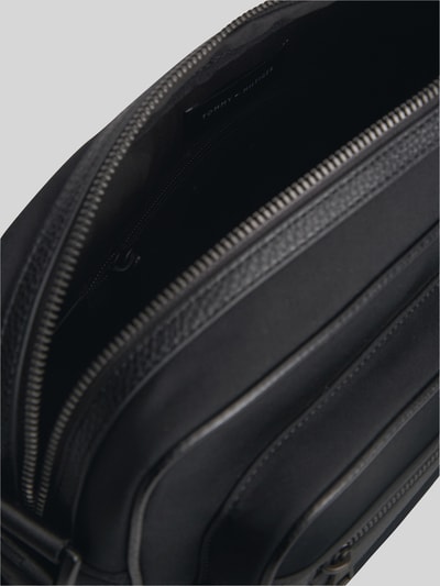 Tommy Hilfiger torba na ramię z napisem z logo model 'TH REPREVE MESSENGER' BLACK 5