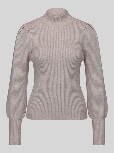ONLY Sweter z bufiastymi rękawami model 'ONLKATIA' Beżowy 2