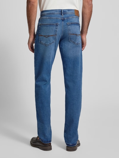 Christian Berg Men Regular Fit Jeans mit Eingrifftaschen Hellblau 5