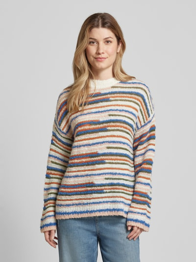 Lanius Strickpullover mit überschnittenen Schultern Offwhite 4