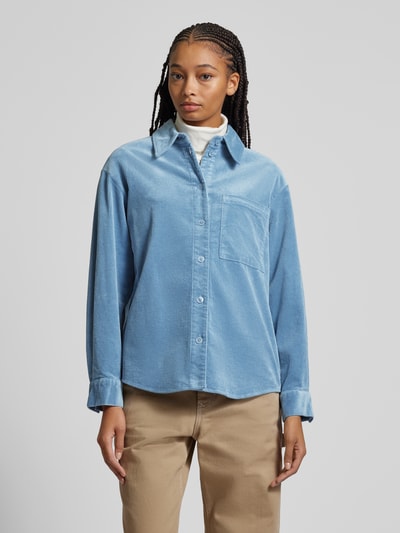 Marc O'Polo Denim Overhemdblouse met knoopsluiting Lichtblauw - 4