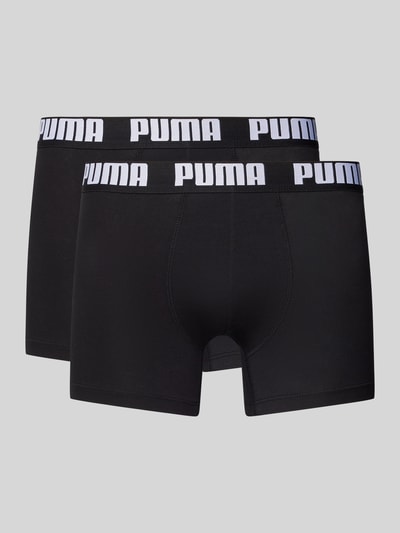 Puma Trunks mit Label-Detail im 2er-Pack Black 1