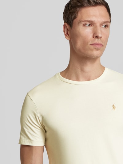 Polo Ralph Lauren T-Shirt mit Label-Stitching Beige 3