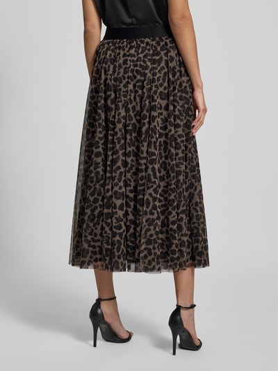 V by Vera Mont Midirock mit elastischem Bund Hellbraun 5