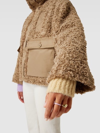 Marc O'Polo Denim Jacke aus Teddyfell Taupe 3