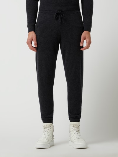 House of Paul Rosen Strickhose aus Kaschmir Anthrazit meliert 4