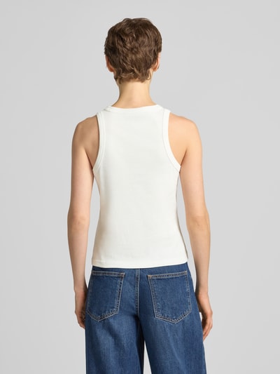 Tommy Hilfiger Slim Fit T-Shirt aus reiner Baumwolle  Ecru 5